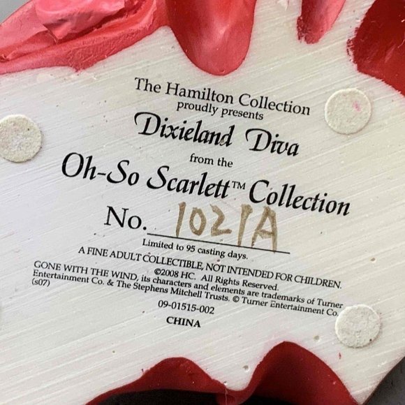 Hamilton Porcelain Figurines Collection "Scarlet O'hara" - Picture 8 of 14